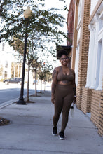 Load image into Gallery viewer, Taupe Scrunch - Sports Bra