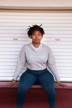 Load image into Gallery viewer, Shelle Cropped Hoodie - Gray