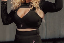 Load image into Gallery viewer, Melanie Sports Top - Black