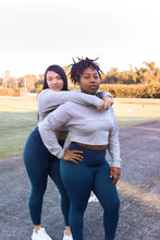 Load image into Gallery viewer, Shelle Cropped Hoodie - Gray